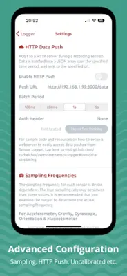 Sensor Logger android App screenshot 1